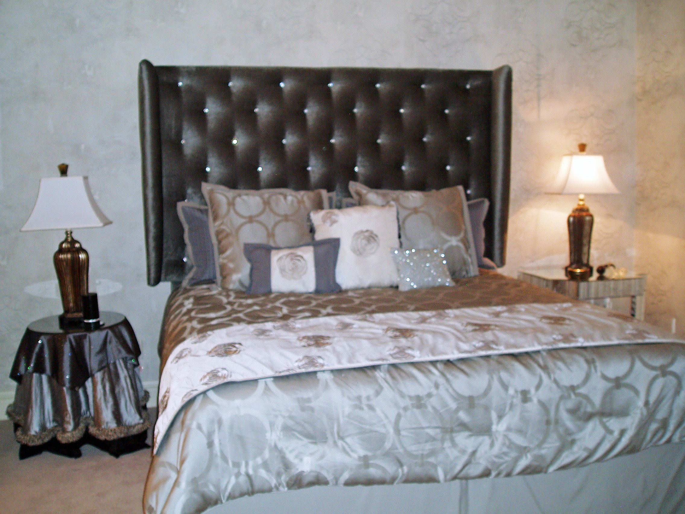 Hollywood Glamour Inspired Guest Bedroom- Final Installation | S ...