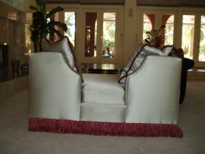 Custom Designed Parapet Style Sofa
